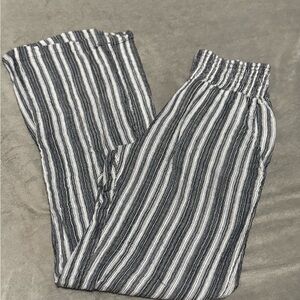 Billabong Monochrome Striped Wide Leg Pants
